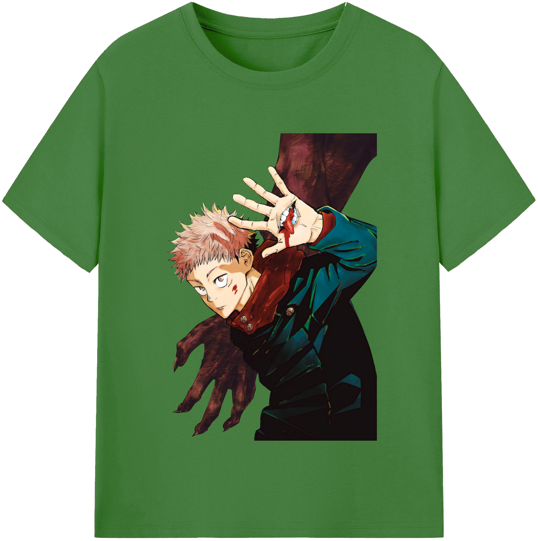 （画像用） 呪術廻戦 Jujutsu Kaisen レディースカジュアルプリントTシャツ（綿100％）
